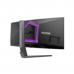 AOC AGON PRO AG346UCD tietokoneen litteä näyttö 86,4 cm (34") 3440 x 1440 pikseliä Wide Quad HD QDOLED musta, Harmaa