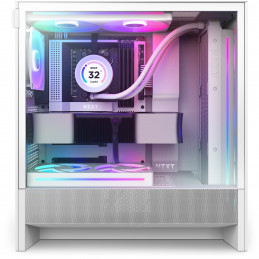 NZXT H5 Flow RGB Midi Tower Valkoinen