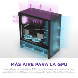 NZXT H5 Flow RGB Midi Tower musta
