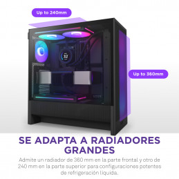 NZXT H5 Flow RGB Midi Tower musta
