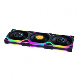 Lian Li UNI FAN SL Wireless LCD 120 Reverse Blade Tietokonekotelo Tuuletin 12 cm musta 3 kpl