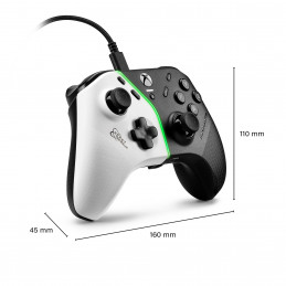 Thrustmaster H.E.A.R.T. musta, Valkoinen USB Pad-ohjain PC, Xbox One, Xbox One S, Xbox One X