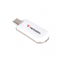Verbatim 30230 USB-muisti 256 GB USB Type-C 3.2 Gen 1 (3.1 Gen 1) Valkoinen