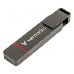 Verbatim Dual QuickStick USB-muisti 512 GB USB Type-A   USB Type-C 3.2 Gen 1 (3.1 Gen 1) Harmaa