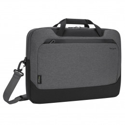 Targus CypressEco 39,6 cm (15.6") Salkku musta, Harmaa