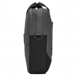 Targus CypressEco 39,6 cm (15.6") Salkku musta, Harmaa