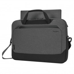 Targus CypressEco 39,6 cm (15.6") Salkku musta, Harmaa