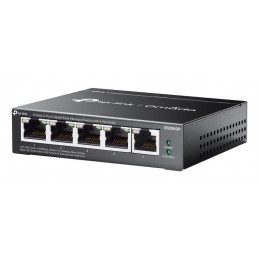 TP-Link Omada ES205G Hallittu Gigabit Ethernet (10 100 1000) Power over Ethernet -tuki musta