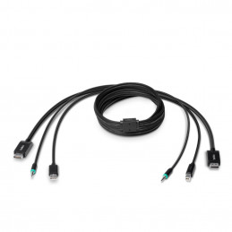 Belkin F1D9019B06T KVM-kaapeli musta 1,8 m