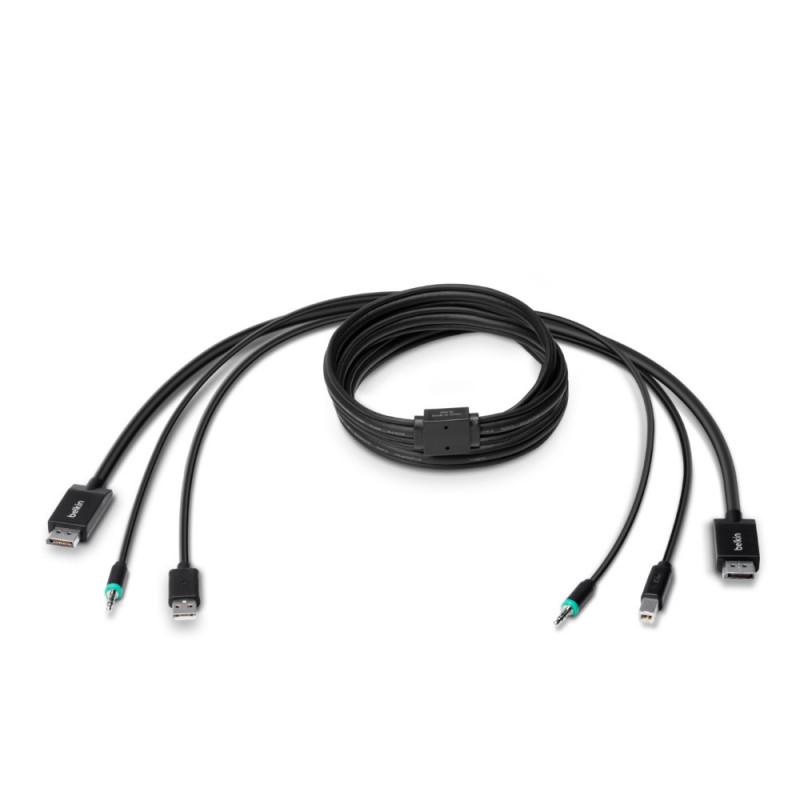 Belkin F1D9019B06T KVM-kaapeli musta 1,8 m