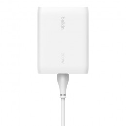 Belkin BoostCharge Pro Kannettava tietokone, Älypuhelin, Tabletti Valkoinen AC Pikalataus Sisätila