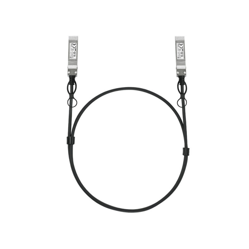 TP-Link Omada SM6220-1M InfiniBand- ja kuituoptiikkakaapeli SFP28 musta, Hopea