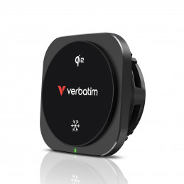 Verbatim Charge 'n' Drive Qi2 Älypuhelin musta USB Langaton lataaminen Pikalataus Auto