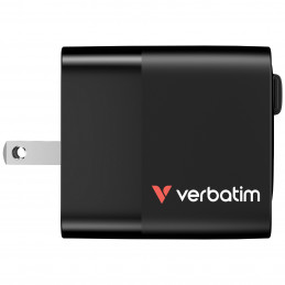 Verbatim GaN Charger 65W Universaali musta AC Pikalataus Sisätila