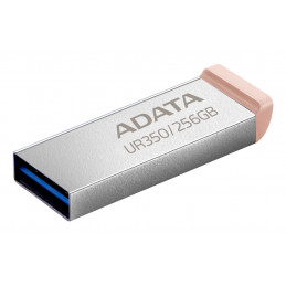 ADATA UR350 USB-muisti 256 GB USB A-tyyppi 3.2 Gen 1 (3.1 Gen 1) Ruskea, Ruostumaton teräs