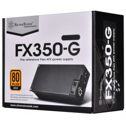 Silverstone FX350-G virtalähdeyksikkö 350 W 20+4 pin ATX Flex ATX musta