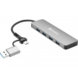 Sandberg USB-C A to 4xUSB 3.0 Hub