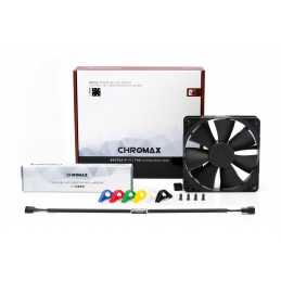 Noctua NF-F12 PWM chromax.black.swap Tietokonekotelo Tuuletin 12 cm musta