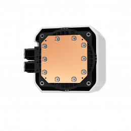 DeepCool Mystique 240 WH ARGB Suoritin All-in-one-nesteenjäähdytin 12 cm Valkoinen 1 kpl