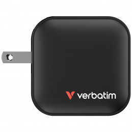 Verbatim Mini GaN Charger 70W Universaali musta AC Pikalataus Sisätila