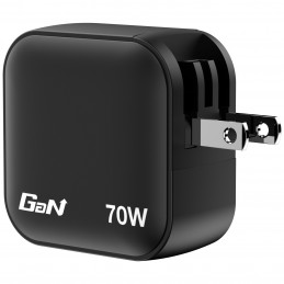Verbatim Mini GaN Charger 70W Universaali musta AC Pikalataus Sisätila