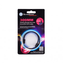 Silverstone CP11 SATA-kaapeli 0,3 m musta