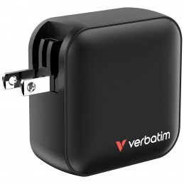 Verbatim Mini GaN Charger 100W Universaali musta AC Pikalataus Sisätila