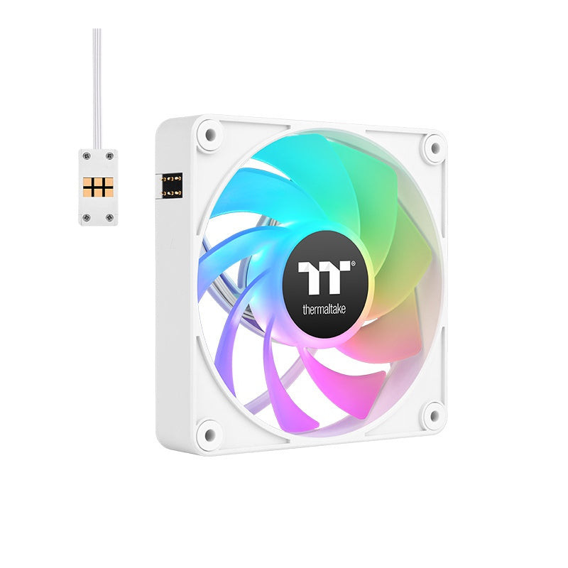 Thermaltake CL-F194-PL12SW-A Tietokoneen jäähdytysjärjestelmä Tietokonekotelo Tuuletin 12 cm Valkoinen 3 kpl
