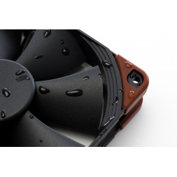 Noctua NF-F12 INDUSTRIALPPC-2000 IP67 PWM Tietokonekotelo Tuuletin 12 cm musta, Ruskea