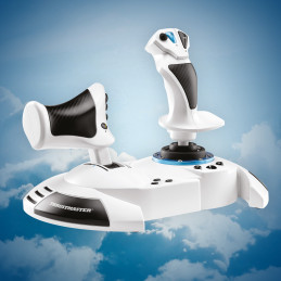 Thrustmaster T.Flight Hotas One Microsoft Flight Simulator Edition musta, Valkoinen USB Ohjain + moottorin ohjausvipu PC, Xbox