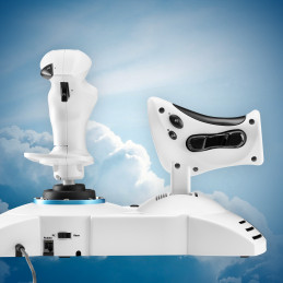 Thrustmaster T.Flight Hotas One Microsoft Flight Simulator Edition musta, Valkoinen USB Ohjain + moottorin ohjausvipu PC, Xbox