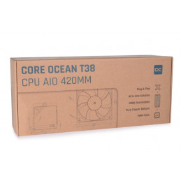 Alphacool T38 Suoritin Nestejäähdytyspakkaus 14 cm musta