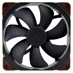 Noctua NF-A14 INDUSTRIALPPC-2000 IP67 PWM Tietokonekotelo Tuuletin 14 cm musta, Ruskea