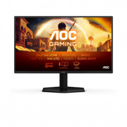 AOC G4 25G42E tietokoneen litteä näyttö 62,2 cm (24.5") 1920 x 1080 pikseliä Full HD LED musta, Punainen