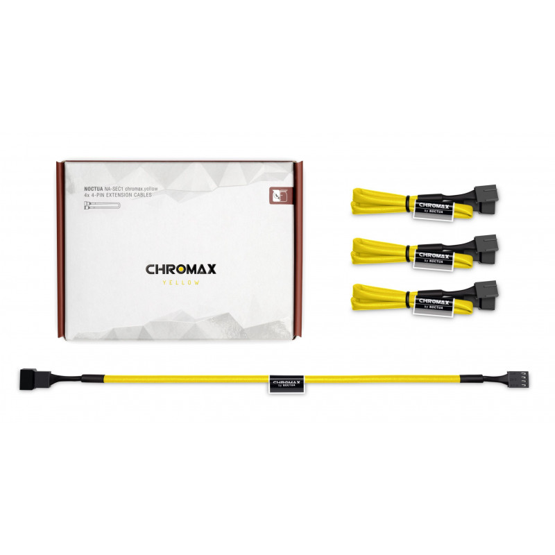 Noctua NA-SEC1 CHROMAX.YELLOW Jatkokaapeli
