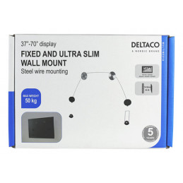 Deltaco ARM-1104 TV-kiinnike 177,8 cm (70") Harmaa