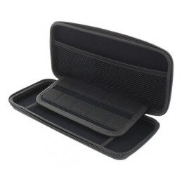 Deltaco GAM-089 kannettavan pelikonsolin suojakotelo Hardshell case -kotelo Nintendo musta