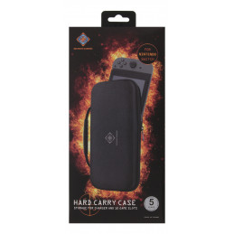 Deltaco GAM-089 kannettavan pelikonsolin suojakotelo Hardshell case -kotelo Nintendo musta