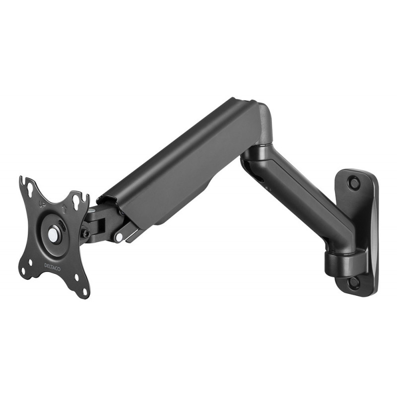 Deltaco ARM-0360 monitorin kiinnike ja jalusta 81,3 cm (32") Seinä musta