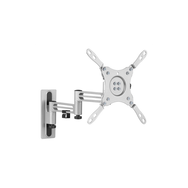 Deltaco ARM-0267 monitorin kiinnike ja jalusta 109,2 cm (43") Seinä Hopea