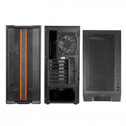 Kolink Inspire K12 ARGB Midi Tower musta, Läpinäkyvä