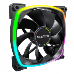 Montech RX140 PWM Tietokonekotelo Tuuletin 14 cm musta 1 kpl
