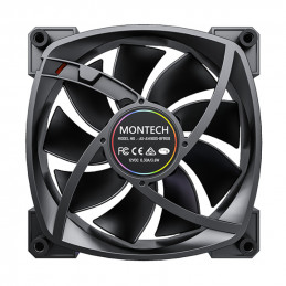 Montech RX140 PWM Tietokonekotelo Tuuletin 14 cm musta 1 kpl