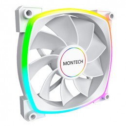Montech RX140 PWM Tietokonekotelo Tuuletin 14 cm Valkoinen 1 kpl