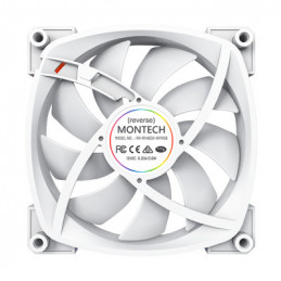 Montech RX140 PWM Tietokonekotelo Tuuletin 14 cm Valkoinen 1 kpl