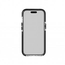 Tech21 T21-10445 matkapuhelimen suojakotelo 15,5 cm (6.1") Suojus musta, Läpinäkyvä