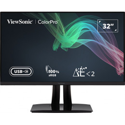 Viewsonic VP56 tietokoneen litteä näyttö 81,3 cm (32") 3840 x 2160 pikseliä 4K Ultra HD LED musta