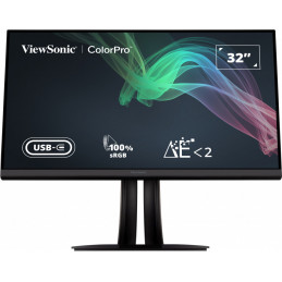 Viewsonic VP56 tietokoneen litteä näyttö 81,3 cm (32") 3840 x 2160 pikseliä 4K Ultra HD LED musta