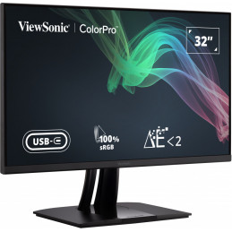 Viewsonic VP56 tietokoneen litteä näyttö 81,3 cm (32") 3840 x 2160 pikseliä 4K Ultra HD LED musta