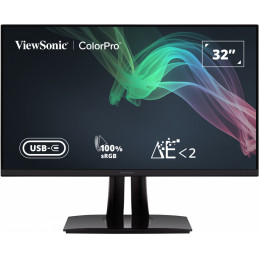 Viewsonic VP56 tietokoneen litteä näyttö 81,3 cm (32") 3840 x 2160 pikseliä 4K Ultra HD LED musta